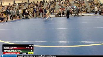 157 lbs Cons. Round 3 - Nathan Napolitano, Iowa Central Community College vs Tallin Johnson, Southwest State