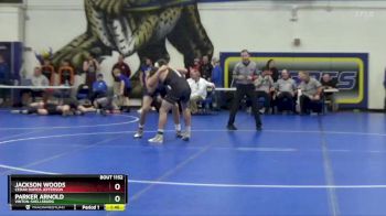 JV-35 lbs Round 2 - Parker Arnold, Vinton-Shellsburg vs Jackson Woods, Cedar Rapids Jefferson