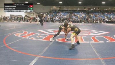 126 lbs Consi Of 64 #2 - Daniel Roman, NJ vs Cade Collins, NJ