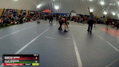 130 lbs Round 4 (6 Team) - Kilee Herndon, Killer Elite vs Quinton Siders, Warrior RTC