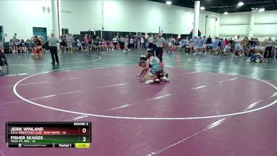 165 lbs Round 2 (16 Team) - Jerik Winland, S.E.O. Wrestling Club- Team White vs Fisher Skaggs, Team STL Red