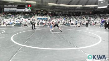 106 lbs Consi Of 4 - Malaki McAnally, Tiger Trained Wrestling vs Easton Ishmael, Broken Arrow Wrestling Club