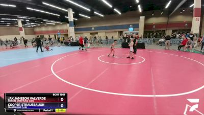 63 lbs Quarterfinal - Jax Jameson Valverde, NB Elite Wrestling Club vs Cooper Strausbaugh, Spartan Mat Club