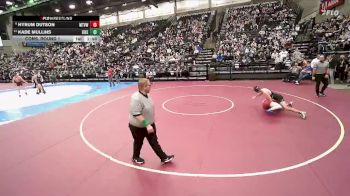 4A 150 lbs Cons. Round 1 - Kade Mullins, Dixie vs Hyrum Dutson, Mt View