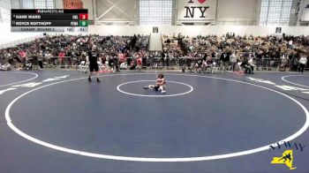 50 lbs Champ. Round 2 - Royce Rotthoff, Purple Eagles Wrestling Academy vs Hank Ward, Club Not Listed