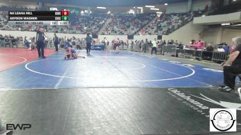 105 lbs Round Of 32 - Na`Leaha Hill, Duncan Lady Demons vs Adyson Wagner, Choctaw Jh