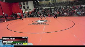 150 lbs Quarterfinal - Vance Williams, Woodstock (MARIAN) vs Donovan Rosauer, YORKVILLE (HS)