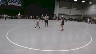 100 lbs Champ. Rd Of 16 - Lanaia Selig, Mat Demon Wrestling Club vs Anna White, North Dakota