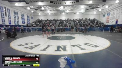 170 lbs Cons. Round 2 - Valeria Alonsa, Aliso Niguel vs Estrella Linares, Heritage