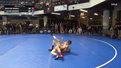 75 lbs Champ. Rd Of 32 - Braxton Newell, The Best Wrestler vs Zayne Wieneke, Greater Heights Wrestling
