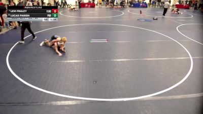 12U - 86 lbs Cons. Round 4 - Levi Fraley, Forest Lake Wrestling Club vs Lucas Parish, Pinnacle Wrestling Club