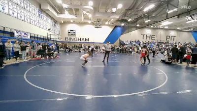 104 lbs Semifinal - Zeke Sanchez, Sanderson Wrestling Academy vs Mason Sandness, Team Prestige Wrestling