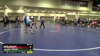 126 lbs Round 8 (10 Team) - Michael Carsten, Bad Bay vs Angel Delgado, Eagle Empire Purple