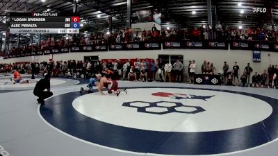 65 kg Champ. Round 3 - Logan Swensen, Jackrabbit Wrestling Club vs Alec Peralta, Southern Illinois Regional Training Center