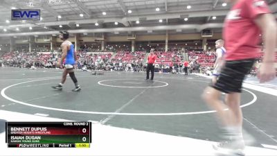 130 lbs Cons. Round 2 - Isaiah Dugan, Kansas Young Guns vs Bennett Dupuis, Greater Heights Wrestling