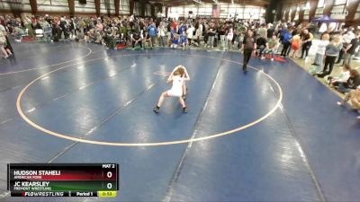 70 lbs Cons. Round 3 - Hudson Staheli, American Fork vs Jc Kearsley, Fremont Wrestling