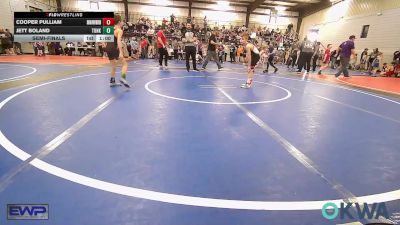 61 lbs Semifinal - Cooper Pulliam, Skiatook Youth Wrestling vs Jett Boland, Tonkawa Takedown Club