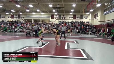 170 lbs Round 2 - Sadie Burke, Vinton-Shellsburg vs Onyx VanderHorn, Cedar Rapids Kennedy