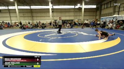 75 A Round 1 - Adam Wallace, Team Real Life vs Beau Bradshaw, Sandpoint Legacy Wrestling Clu