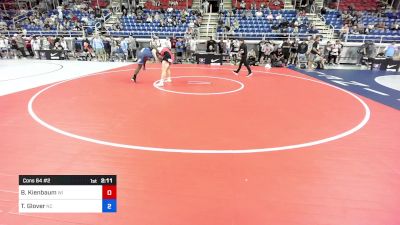 190 lbs Cons 64 #2 - Ben Kienbaum, WI vs Tayshaun Glover, NC