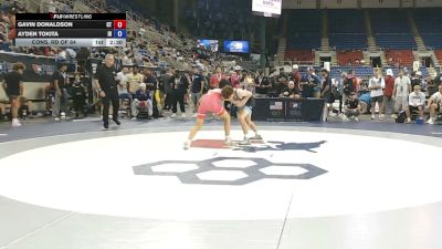 126 lbs Cons. Rd Of 64 - Gavin Donaldson, Connecticut vs Ayden Tokita, Idaho