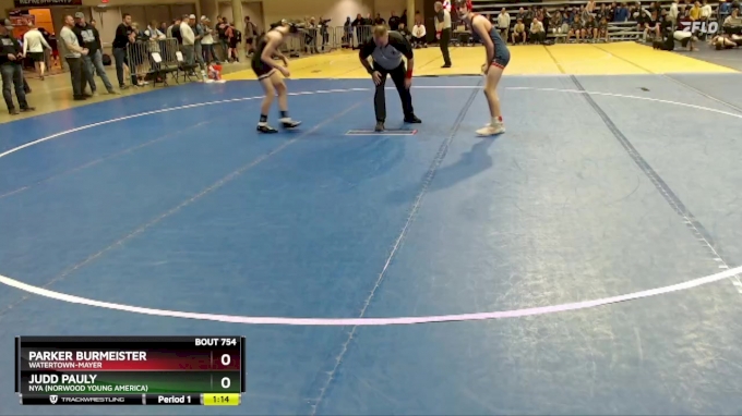 120 lbs Cons. Round 3 - Parker Burmeister, Watertown-Mayer vs Judd ...