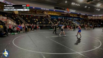 165 lbs Champ. Round 1 - Nic Astacio, Woodstock (Marian) vs Kasen Tyler, Decorah