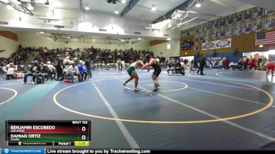 215 lbs Champ. Round 1 - Benjamin Escobedo, Los Altos vs Damian Ortiz, Cajon