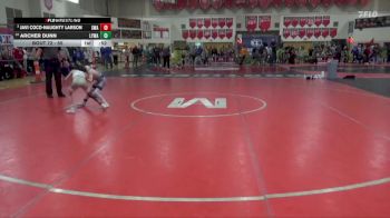 55 lbs Semifinal - Archer Dunn, Lakeville Youth Wrestling Asso vs Javi Coco-Naughty Larson, Summit Wrestling Academy
