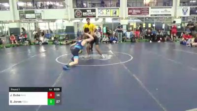 126 lbs Round 1 - Jason Dube, Ragin Raisins vs Benjamin Jones, Rogue Wrestling Club