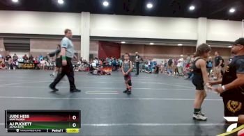 50 lbs Cons. Semi - Jude Hess, Unattached vs Aj Puckett, ALPHA ELITE