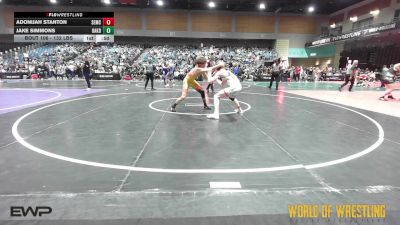 132 lbs Consi Of 8 #1 - Adonijah Stanton, Salem Elite Mat Club vs Jake Simmons, Oakdale
