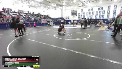 235 lbs Cons. Round 3 - Jaden Hansen, Esperanza vs Cedella Elia-Liulama, Thomas Jefferson