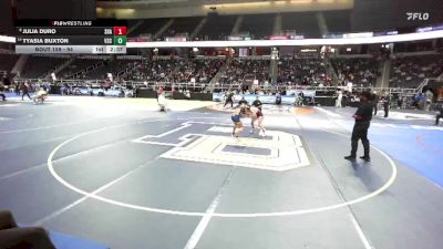 94 lbs Quarterfinal - Tyasia Buxton, Valley Stream Central-8 vs Julia Duro, Shaker-2