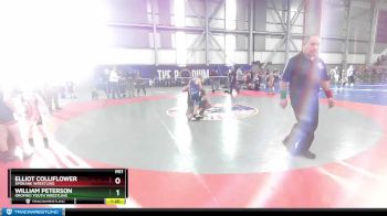 63 lbs Champ. Round 2 - Elliot Colliflower, Spokane Wrestling vs William Peterson, Orofino Youth Wrestling