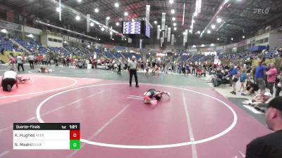 78 lbs Quarterfinal - Kai Hughes, Nebraska Boyz vs Ricky Madril, Duran Elite