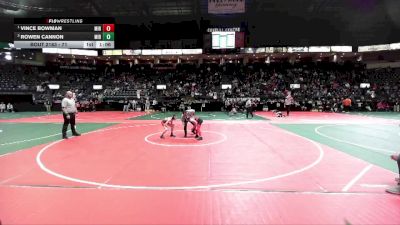 71 lbs 1st Place Match - Vince Bowman, MIRA vs Rowen Cannon, MIRA