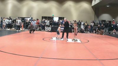 56 lbs Champ. Round 2 - Dalton Stinson, All I See Is Gold Academy vs Ryan Pereira, Be Well Be Wild Wrestling