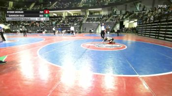 100 lbs Quarterfinal - Ryder Moran, Pope Junior Wrestling Club vs Dawson Rau, Dragons Junior Wrestling Club
