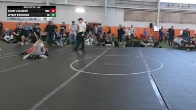 84 lbs Round 3 (4 Team) - Beau Coleman, Westshore WC vs Wyatt Parsons, Ohio Gold