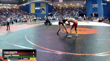 106 lbs Champ. Round 1 - Zane Messiter, St John`s College vs Michael Pierson, Smyrna