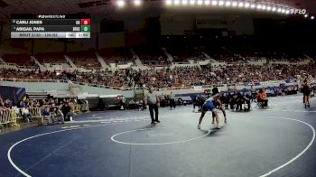 126-D2 Quarterfinal - ABIGAIL PAPA, Benjamin Franklin High School vs Carli Jones, Chinle High School