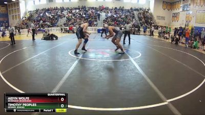 190 lbs Quarterfinal - Aidyn Wolfe, Riverview (Riverview) vs Timothy Peoples, George Jenkins