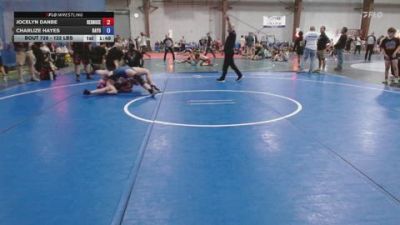 122 lbs Rr Rnd 3 - Jocelyn Danbe, RedNose Wrestling School HS vs Charlize Hayes, Bayonne