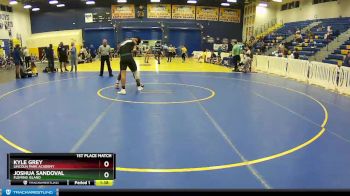 182 Gold 1st Place Match - Joshua Sandoval, Fleming Island vs Kyle Grey, Lincoln Park Academy