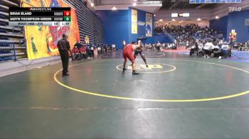 215 lbs Champ. Round 3 - Brian Bland, Fauquier vs Jadyn Thompson-Green, Caesar Rodney