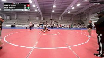 182 lbs Rr Rnd 3 - Braylon Mcnett, Indiana Outlaws Gray vs David Thomson, Estebuilt WC