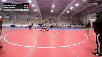 182 lbs Rr Rnd 3 - Braylon Mcnett, Indiana Outlaws Gray vs David Thomson, Estebuilt WC