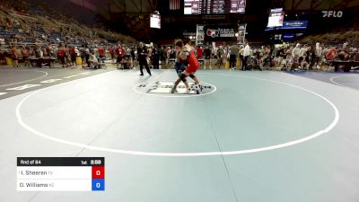 190 lbs Rnd Of 64 - Isaac Sheeren, TX vs Dantrell Williams, NC