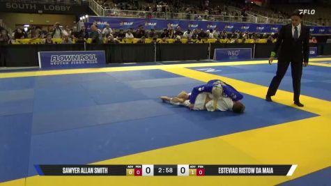 Esteviao Ristow Da Maia vs Sawyer Allan Smith 2026 Pan Kids Jiu-Jitsu IBJJF Championship